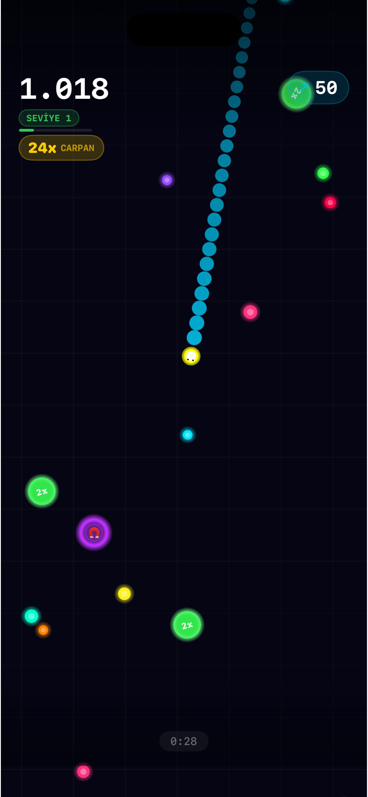 Snakeoi oynanis ekrani